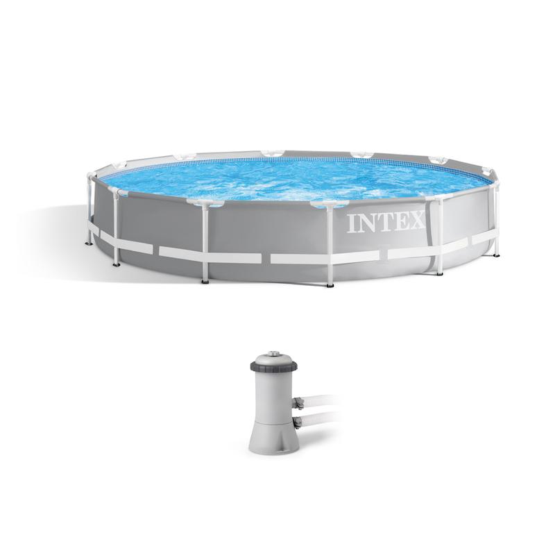 Piscina desmontable Intex Prism Frame con bomba.