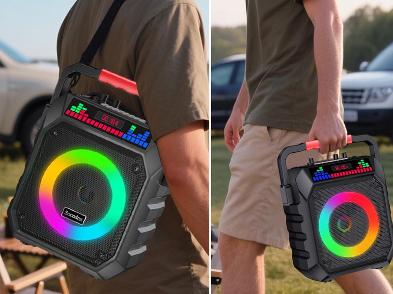 Paquete de subwoofer y amplificador ECHOMUSSY de 1200 W para debajo del asiento del coche - Luz ambiental, altavoz estéreo para coche, control individual de paso bajo/ganancia/refuerzo de graves, accesorio para camiones, SUV, coches, accesorios para el in