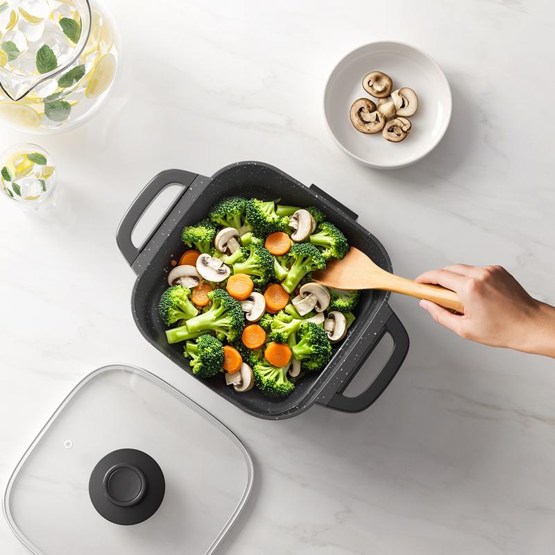 Es una gran oferta, es una cocina compacta, es una cocina, es una plancha, es una favorita, es un directoment, es una encimera. Hace 260 °C, es marca, es parrilla, es perfecta, es directa. Satisfacer. Cualquier antojo con las placas intercambiables para a