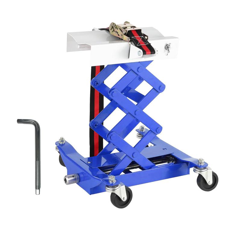 Gato hidráulico ajustable de alta resistencia GARVEE de 450 lb con diseño estable, rango de elevación de 7 a 23 pulgadas, ideal para reparación y mantenimiento de vehículos, adecuado para talleres profesionales y aficionados al bricolaje.