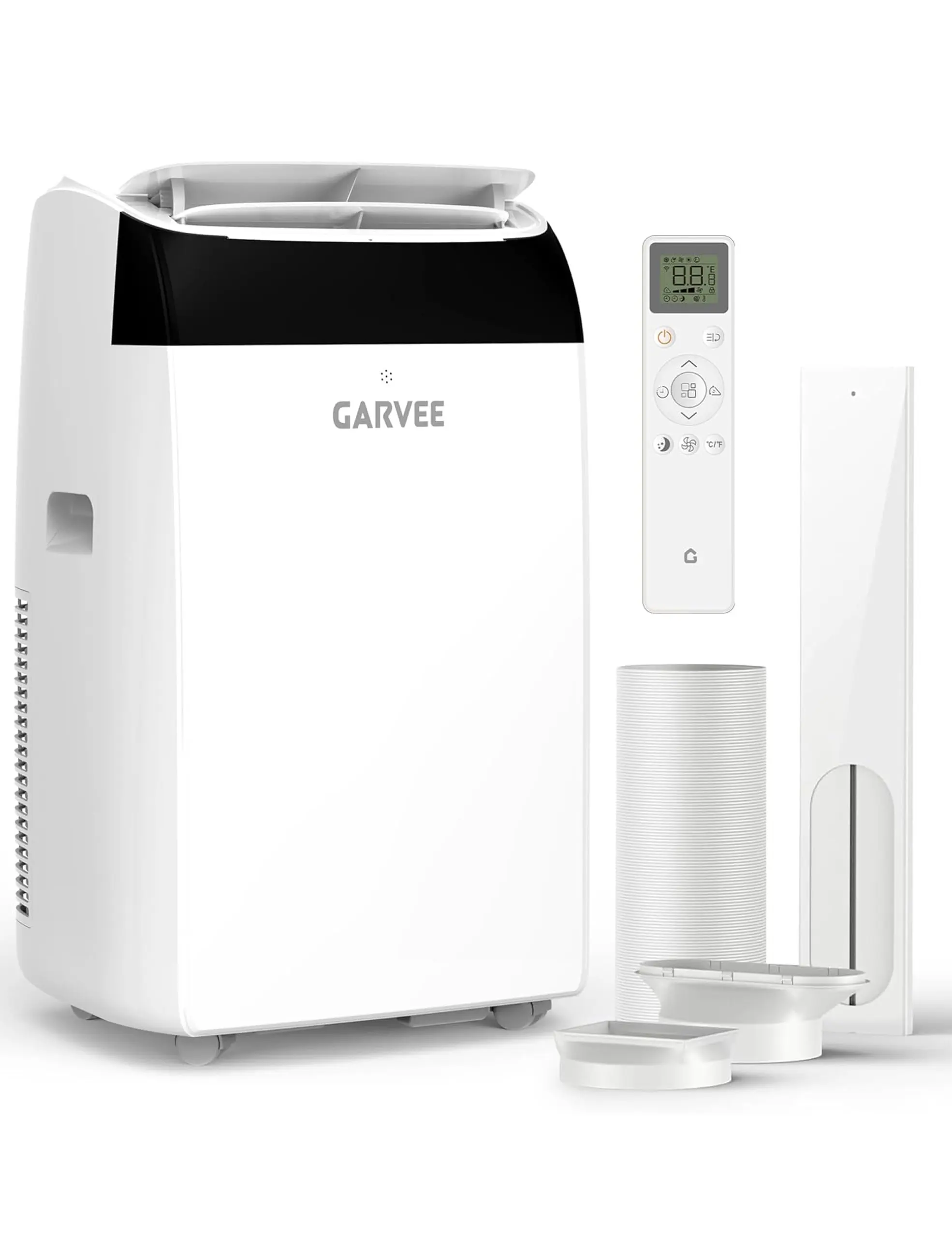 Aire acondicionado portátil de 14 000 BTU con control remoto y temporizador