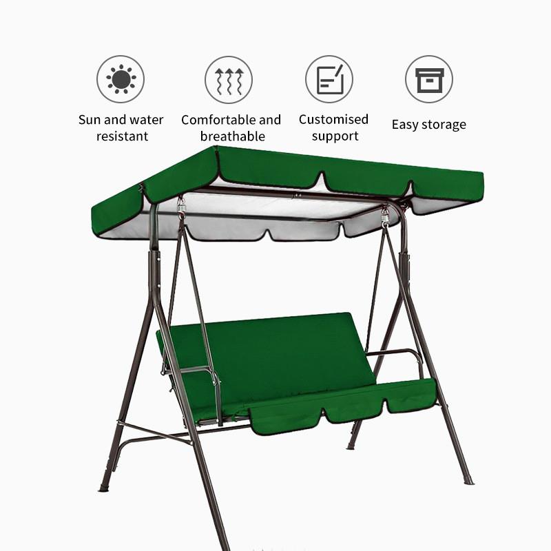 Funda impermeable para silla colgante de jardín o patio, protección solar, funda antipolvo para columpio, toldo exterior para columpio.