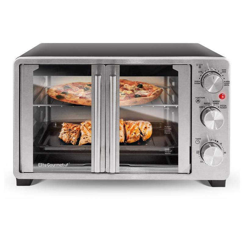 Horno de doble puerta Elite Gourmet