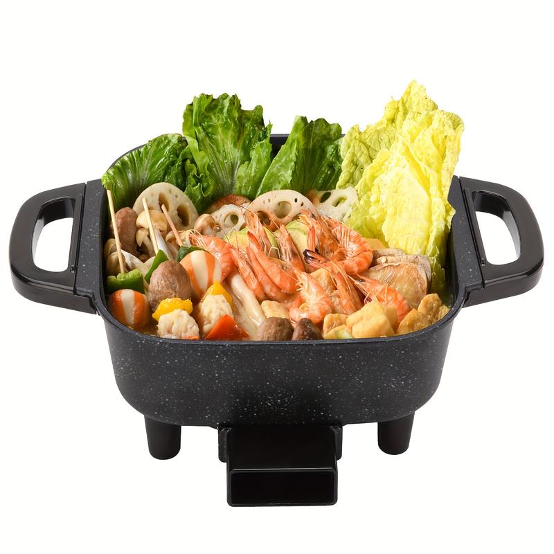 La sartén eléctrica antiadherente AORAN de 1500 W se puede usar para freír carne, huevos y hervir leche. Es ideal para comidas pequeñas y cocciones rápidas. Olvídate de las ollas enormes y cocina con ollas más prácticas.