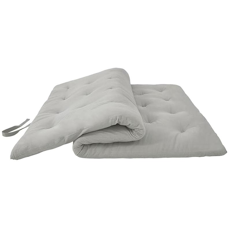 Colchón futón plegable ZONLI Classic 100% algodón para suelo, suave y cómodo - Esterilla tatami plegable, cama plegable y compresible para adultos, colchoneta portátil para dormitorio, regalo ideal para la familia, colchón plegable y compresible, regreso
