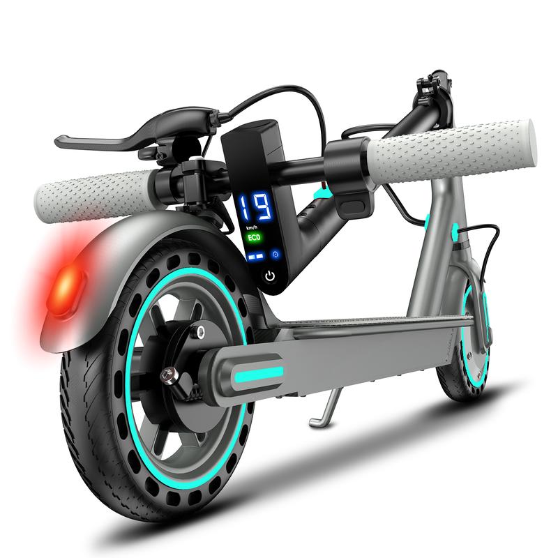 Patinete eléctrico 2025 con batería de litio de 7,8 Ah, motor sin escobillas de 350 W, largo alcance, neumáticos tipo panal, ligero y plegable.