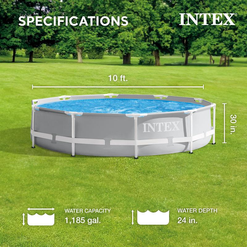 Piscina desmontable Intex Prism Frame con bomba.