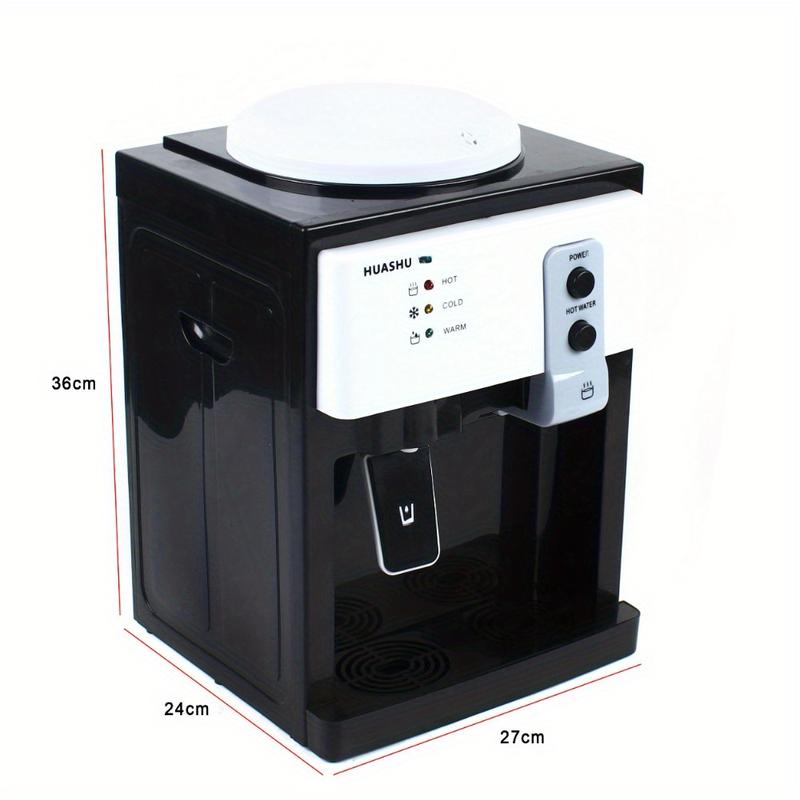 Dispensador de agua de carga superior, dispensador eléctrico de agua fría y caliente de escritorio con 3 ajustes de temperatura, dispensador de agua de encimera de 1.1 a 5 galones para el hogar, la oficina o el dormitorio.
