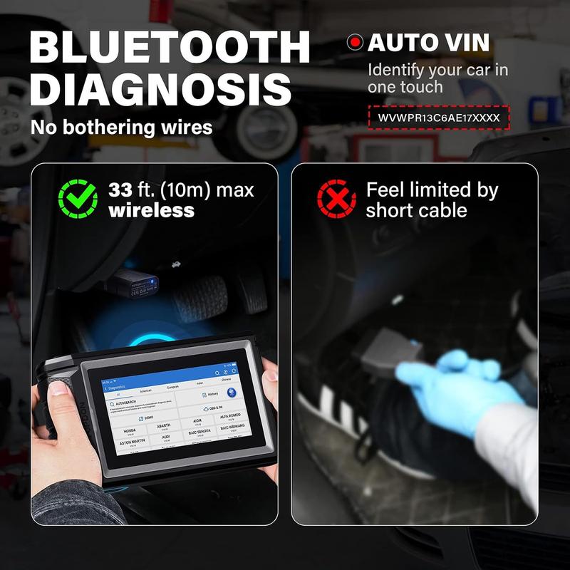 #ActualizaciónDeHerramientas | Escáner OBD2 TOPDON AD800BT 2, herramienta de diagnóstico automotriz con más de 28 funciones de reinicio de servicio para todos los sistemas, prueba activa, FCA Autoauth, CAN-FD, actualización gratuita de por vida y herramie
