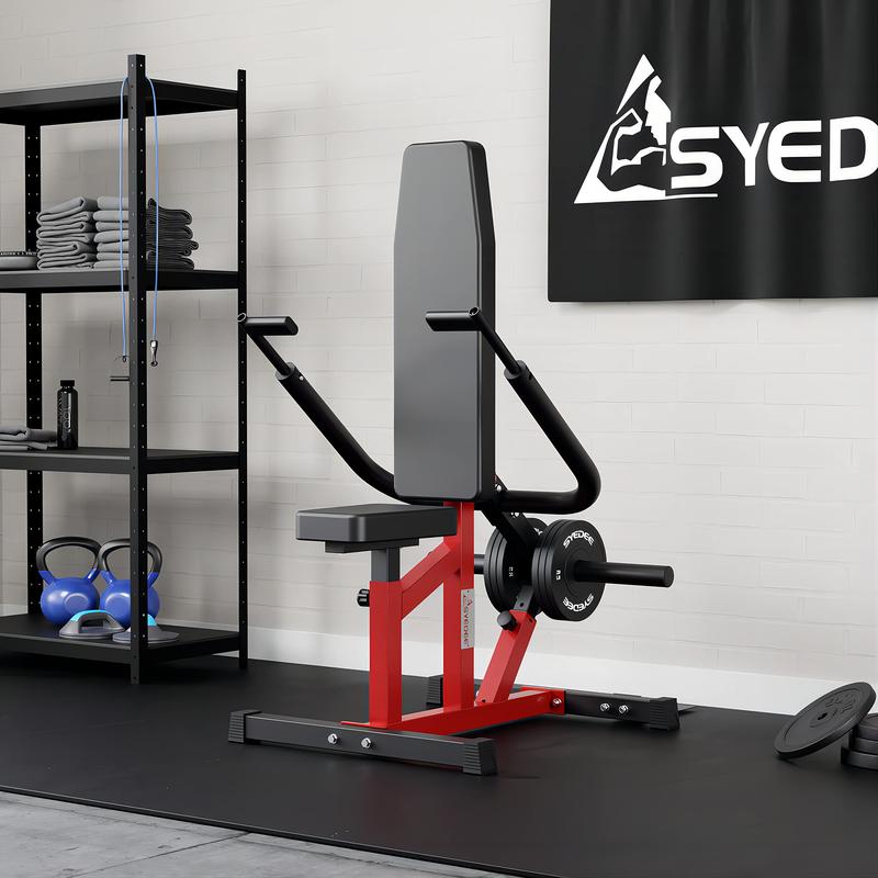 Máquina de fondos sentados con carga de discos - Máquina de fondos y press de tríceps con barra de cable para entrenamiento de bíceps y pecho, soporta hasta 181 kg (400 lbs) Kit de gimnasio en casa Equipo de entrenamiento en casa Juego de mancuernas y bar