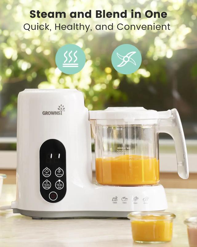 Máquina para preparar comida para bebés con cesta de vapor, One Step Baby F