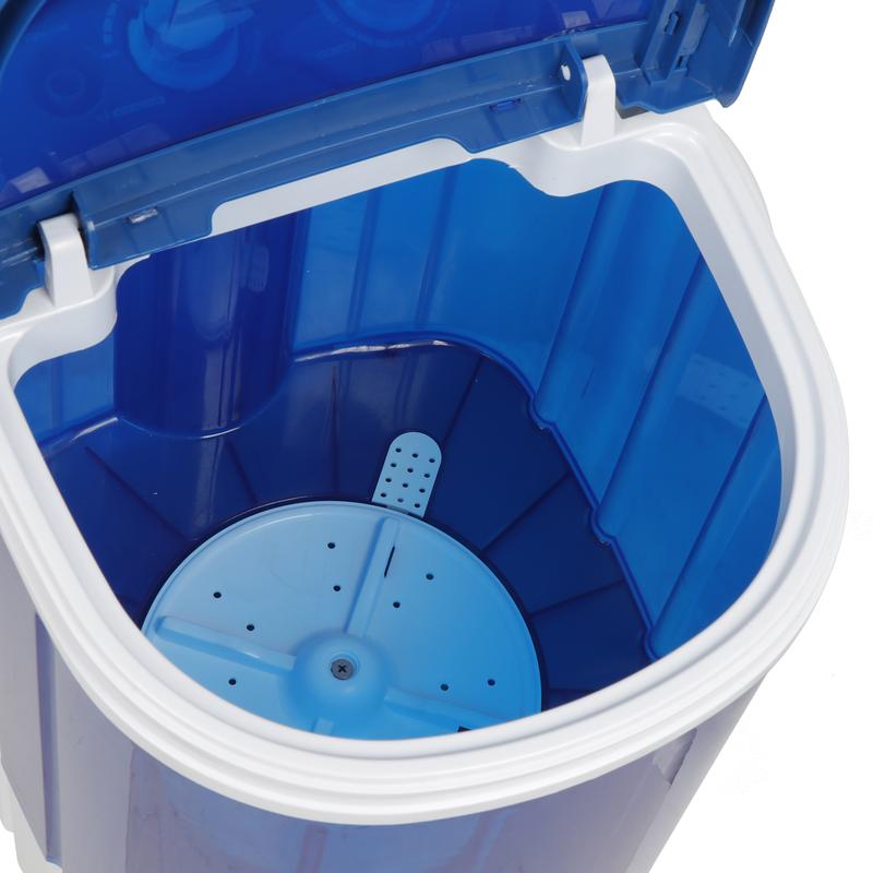 Mini lavadora y secadora multifunción portátil 2 en 1, con capacidad para 4 kg (9 libras), escurridor de un solo cubo, lavadora semiautomática, electrodoméstico que ahorra agua.