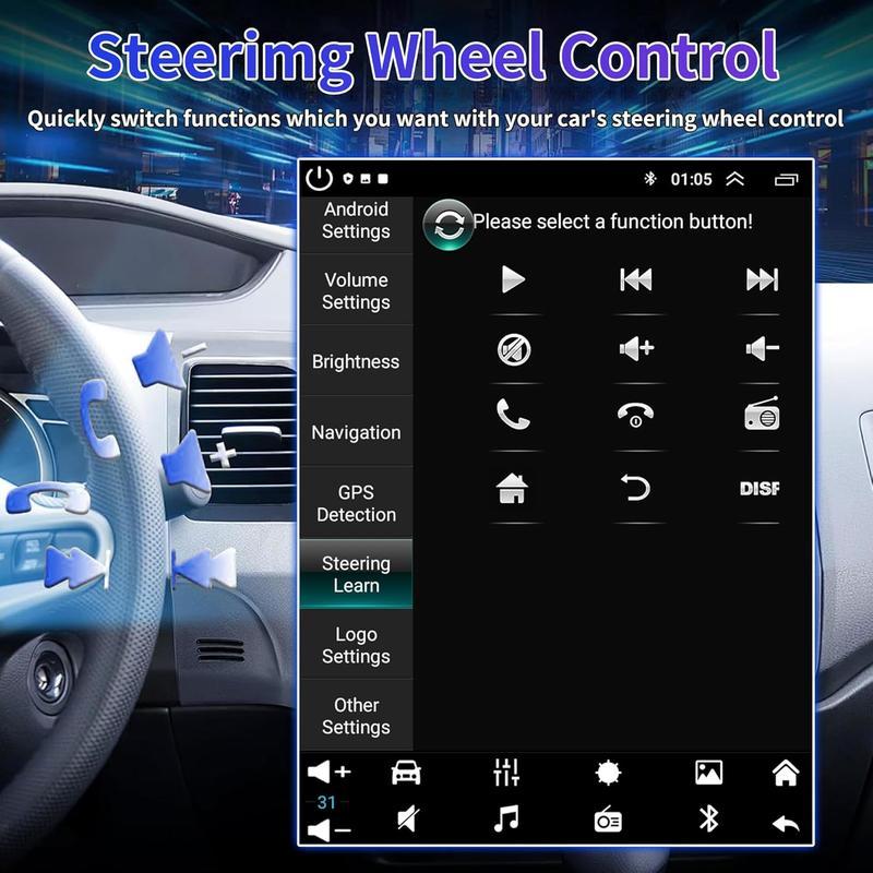 RIMOODY Sistema de audio para automóvil Android 15 con pantalla para Ford F150 2009-2012 - 2+64G, tamaño de 9.7", CarPlay inalámbrico, Android Auto, navegación GPS, Bluetooth, SWC, cámara de reversa, regalo para el Día del Padre, pantalla para automóvil,