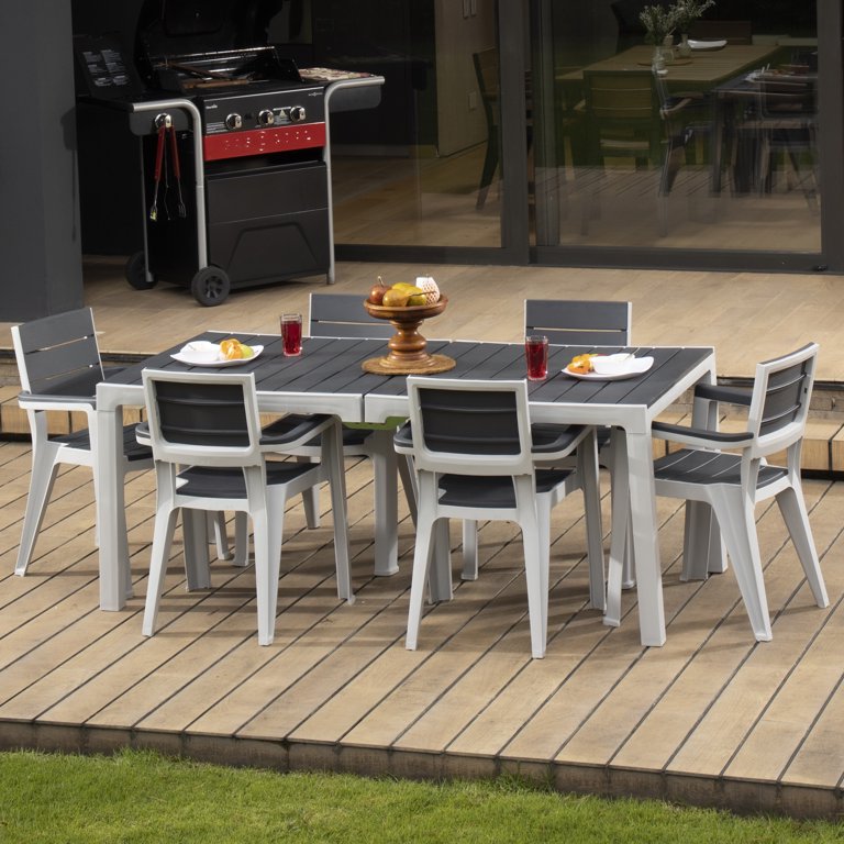 Comedor Exterior Para Patio Jardin Terraza 6 Puestos Mq