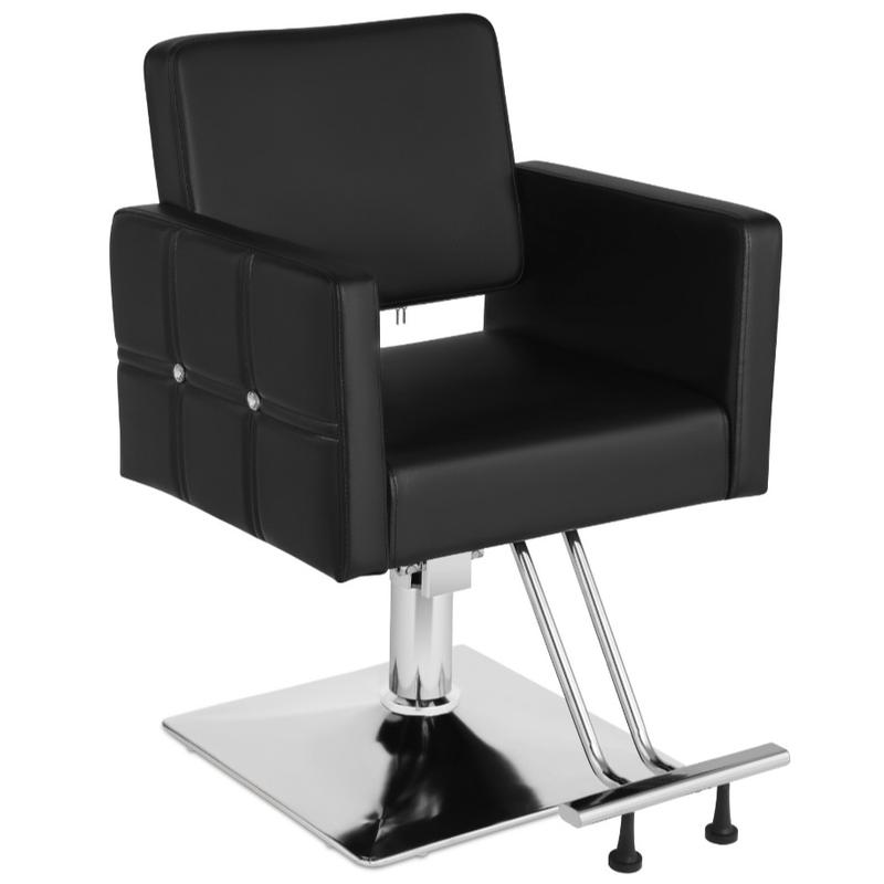 Silla de peluquería para estilistas con bomba hidráulica de alta resistencia, giro de 360 ​​grados, capacidad de carga máxima de 150 kg (330 lbs).