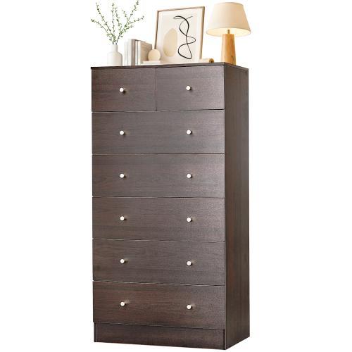 Cómoda rosa de 5 cajones para dormitorio, cómoda moderna de madera, cómodas rosas para dormitorio de niñas, dispositivo antivuelco, tirador de metal oro rosa, sala de estar, recibidor, pasillo, oficina