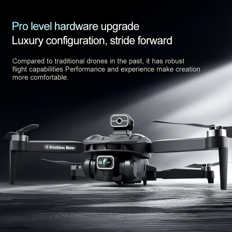 Dron cuadricóptero V168 MAX con GPS, controlador de pantalla 5G, diseño moderno, estructura plegable, evasión de obstáculos en 4 lados, cámaras duales, giro de 360°, control por gestos, vuelo/retorno con un clic, 2 baterías para jugadores aficionados (reg