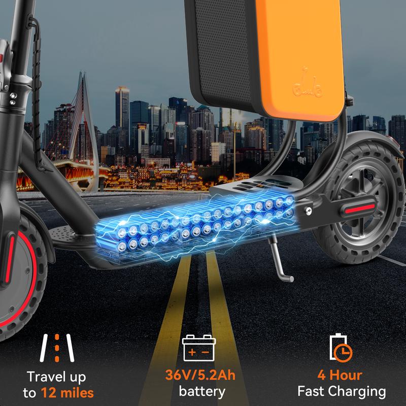 Patinete eléctrico con asiento | Motor de 350 W, velocidad máxima de 30 km/h, batería de 36 V | Diseño plegable con control por aplicación, doble freno y suspensión | Ideal para desplazamientos diarios, viajes por el campus y trayectos cortos por la ciuda