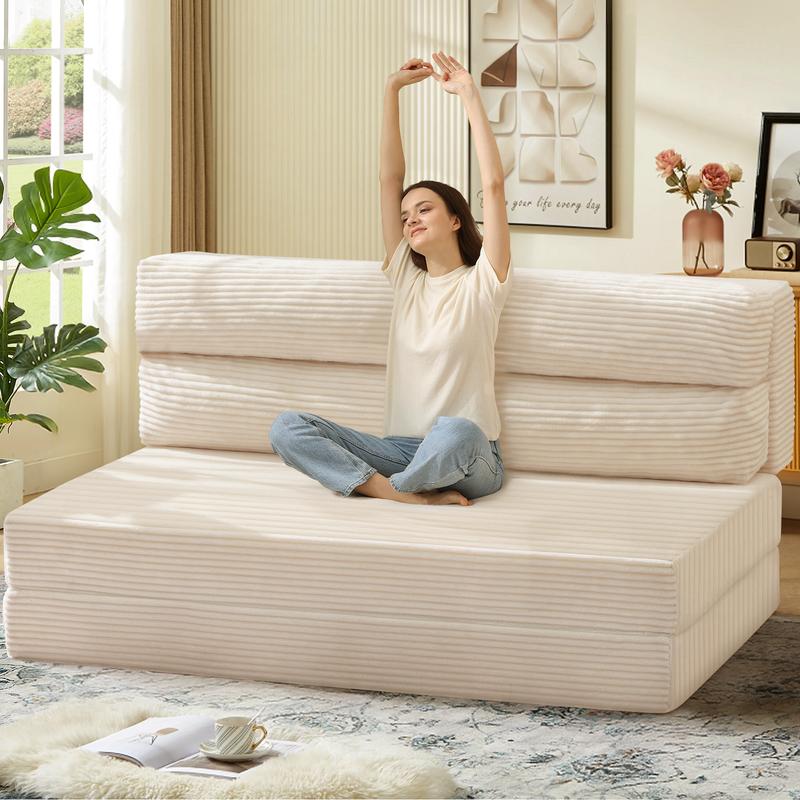 Sofá cama plegable Juikury, sillón cómodo, sofá de suelo, colchón plegable para apartamento, sala de estar, dormitorio, muebles para niños y adultos, cama para mascotas.