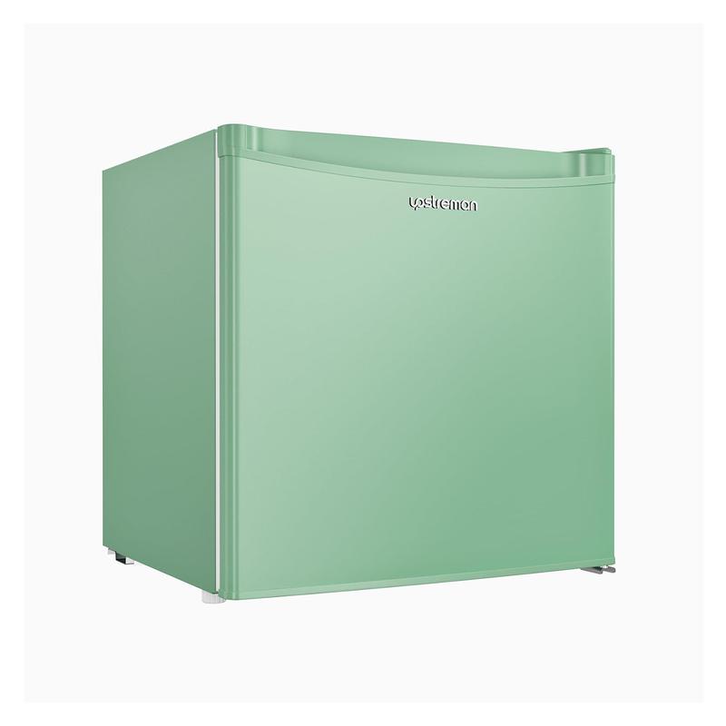 Mininevera Upstreman de 90 litros con congelador - Nevera de viaje compacta de una puerta, estantes de plástico, modelo BR321 de alta eficiencia, termostato ajustable, silenciosa, de bajo consumo energético para dormitorios, con un servicio al cliente fia