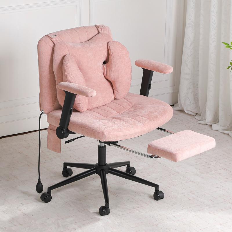 【Miroza】Sillón cruzado con cojín inflable manual y reposabrazos abatibles, sillón moderno e informal para sala de estar, altura del asiento ajustable, soporte lumbar y reposabrazos, adecuado para salas de estar, dormitorios y oficinas.