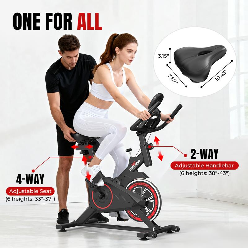 RECONSTRUYE TU VIDA Mini bicicleta estática compacta para ciclismo indoor silencioso, ideal para espacios pequeños, con asiento ajustable, pedaleo suave y transmisión por correa.