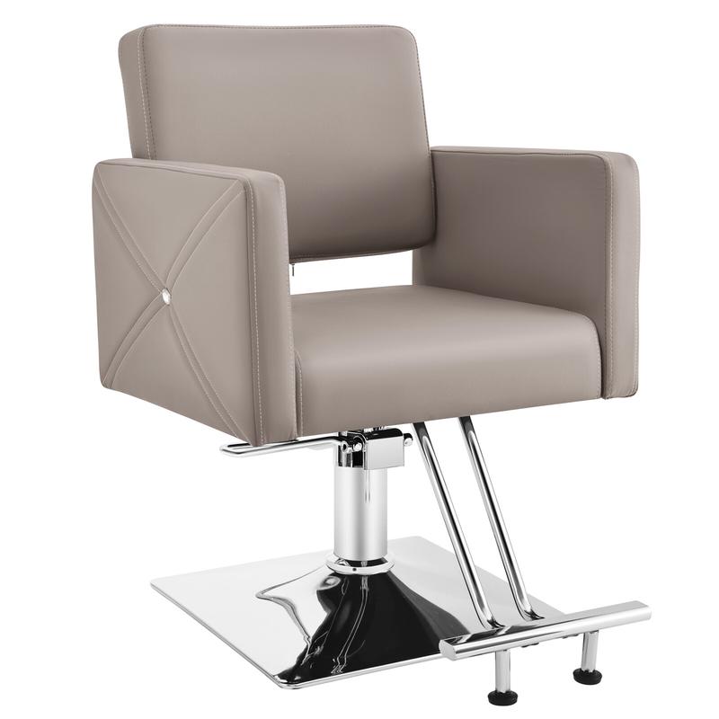 Silla de peluquería para estilistas con bomba hidráulica de alta resistencia, giro de 360 ​​grados, capacidad de carga máxima de 150 kg (330 lbs).