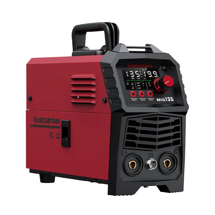Soldadora portátil sin gas 3 en 1 con núcleo fundente, 110 V, MIG/Lift TIG/Stick, con inversor Synergy IGBT para proyectos de bricolaje domésticos y tareas de soldadura ligeras. Oferta de Black Friday y Cyber ​​Monday.