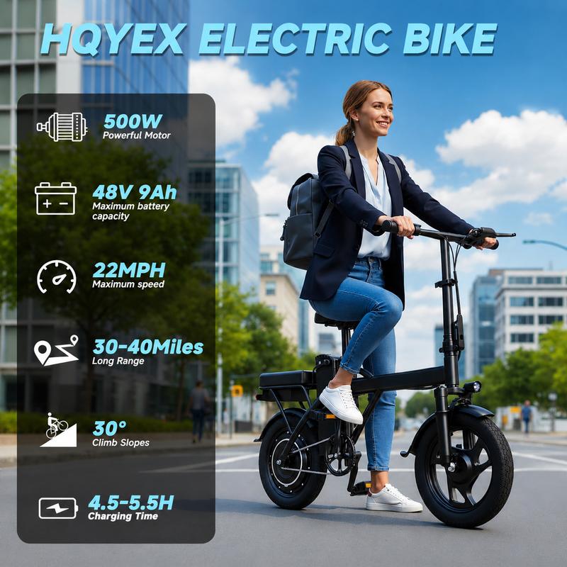 【Bicicleta eléctrica】 Bicicleta eléctrica | Potencia máxima de 750 W | Velocidad máxima de 35 km/h | Neumáticos de 35,5 cm | Autonomía de 35 a 64 km | Asiento doble | Freno monomando | Asiento regulable en altura