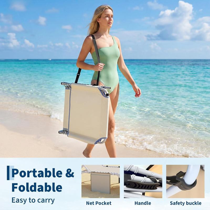 Tumbona de exterior 3 en 1 con orificio para la cara, mesa auxiliar plegable y almohada extraíble, 5 posiciones de reclinación ajustables, banco resistente para patio, piscina, jardín y playa, carga máxima de 150 kg.
