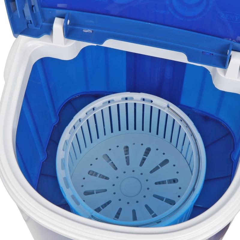 Mini lavadora y secadora multifunción portátil 2 en 1, con capacidad para 4 kg (9 libras), escurridor de un solo cubo, lavadora semiautomática, electrodoméstico que ahorra agua.