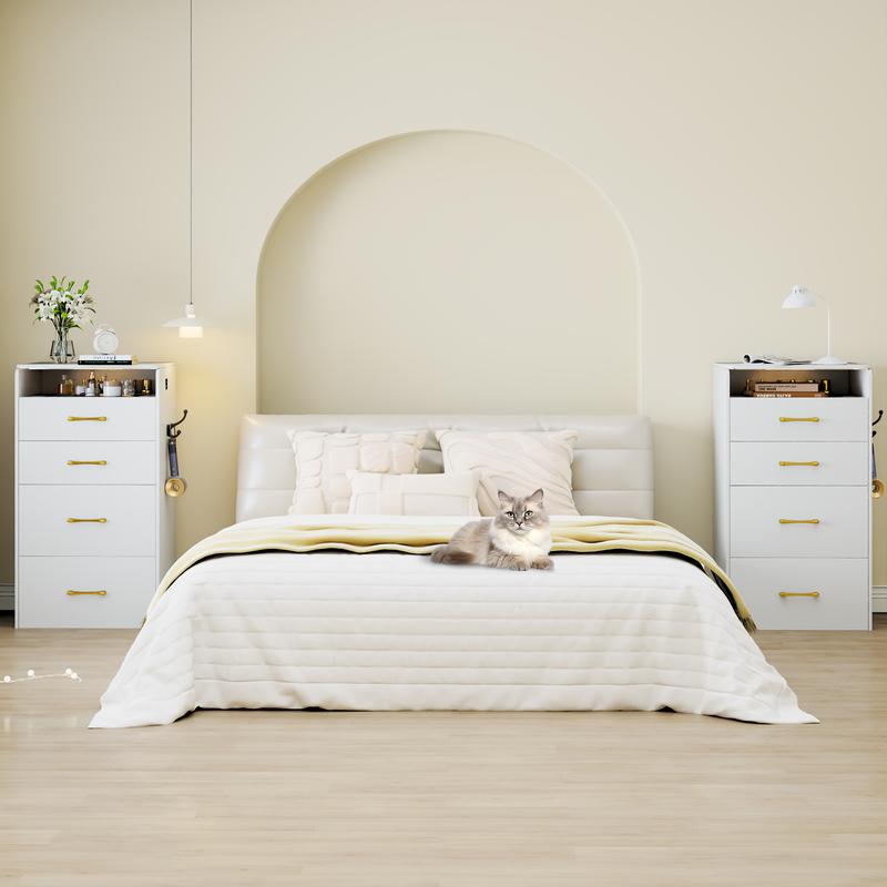 Tocador compacto 3 en 1 Vlsrka: tocador con espejo, lámpara integrada, cajones de almacenamiento y taburete, tocador con espejo para dormitorio, tocadores de maquillaje inteligentes y automáticos para residencias estudiantiles, tocadores con lámpara integ