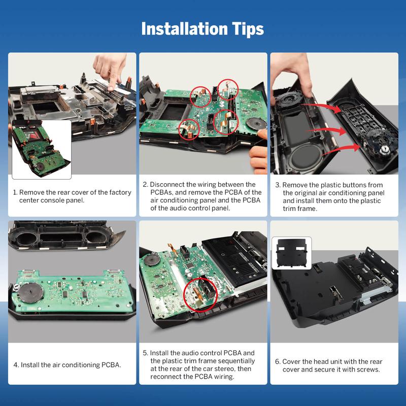 El sistema de audio para automóvil EONON es compatible con los modelos de 2015 a 2020 y admite CarPlay y Android Auto (con y sin cable). Incluye una unidad principal con pantalla táctil IPS Android 13 de 12,1 pulgadas, sonido envolvente DTS, Bluetooth, GP