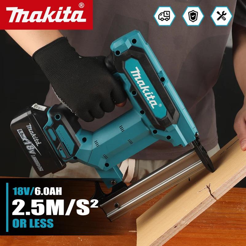 Clavadora eléctrica inalámbrica F30, apta para clavos rectos de 2/5 a 6/5 pulgadas, compatible con baterías de 18 V, ideal para carpintería, construcción o bricolaje. Altamente eficiente y estable. Portátil y de alta eficiencia.