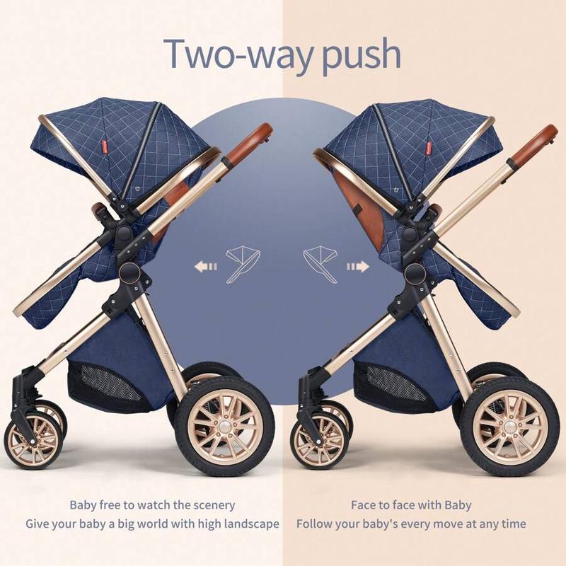 [Selecciones semanales] Cochecito de bebé Aobtkel, ofertas para ti, cochecito portátil y plegable 4 en 1 para niños pequeños con sol, cochecito de viaje ligero y de alta calidad para bebés, diversión al aire libre, juego combinado de cochecito y accesorio
