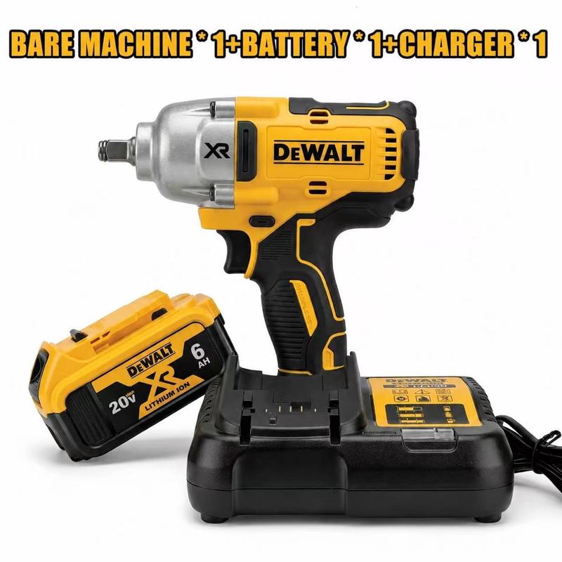 Llave de impacto DeWalt DCF900 20V Max XR sin escobillas, con yunque de 1/2 pulgada y alto par; herramienta inalámbrica de grado profesional.