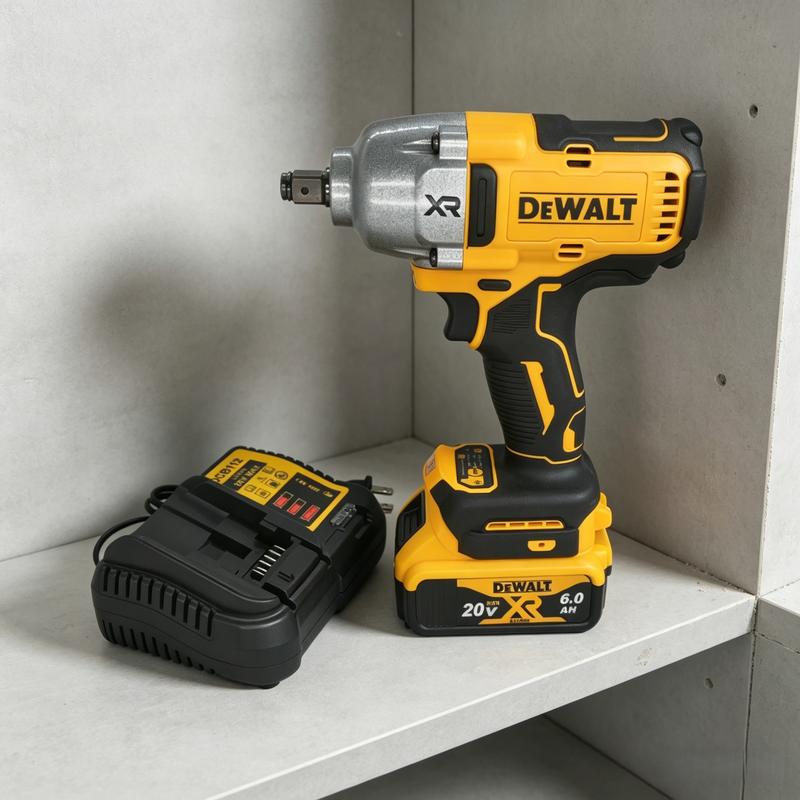 Llave de impacto DeWalt DCF900 20V Max XR sin escobillas, con yunque de 1/2 pulgada y alto par; herramienta inalámbrica de grado profesional.