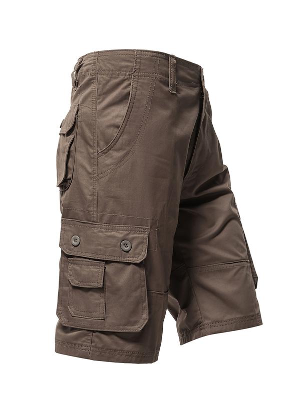 Paquete de 6 pantalones cargo para hombre, pantalones cortos tácticos para hombre, pantalones cortos para hombre con bolsillos multifuncionales, adecuados para golf y actividades al aire libre, pantalones cortos de senderismo para hombre, resistentes al d