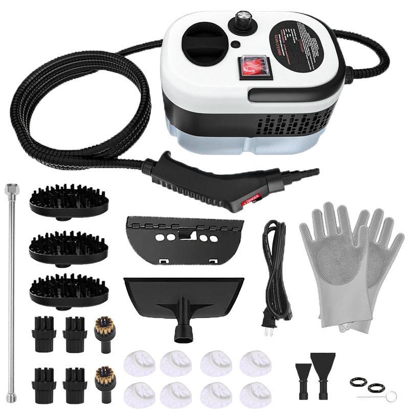 Limpiador a vapor portátil de mano para coche y cocina, 1 juego de limpiador a vapor de alta temperatura y presión para coche, herramientas de limpieza a vapor para coches, máquina de limpieza de coches, accesorios de limpieza de coches, accesorios de lav
