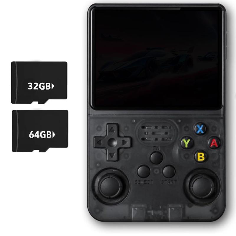 Consola de juegos portátil WUDS R36S: pantalla IPS de 3,5", sistema Linux con más de 16000 juegos clásicos, tarjeta TF de 32 GB + 64 GB, portátil, ideal como regalo de Navidad, Acción de Gracias o cualquier otra festividad. tiktokshopspringglowup