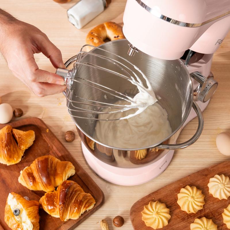 Batidora de pie de 3.5/6.5 cuartos de galón, batidora eléctrica de pie con cabezal inclinable de 10 velocidades, batidora de cocina 3 en 1 con tazón, gancho para masa, batidor y varillas, batidora de alimentos para hornear, pasteles y la mayoría de las re