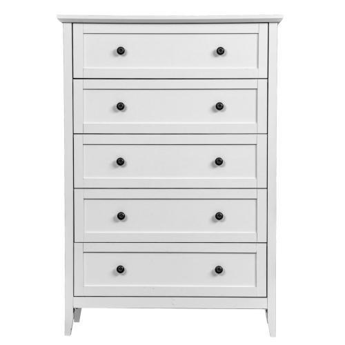 Cómoda rosa de 5 cajones para dormitorio, cómoda moderna de madera, cómodas rosas para dormitorio de niñas, dispositivo antivuelco, tirador de metal oro rosa, sala de estar, recibidor, pasillo, oficina