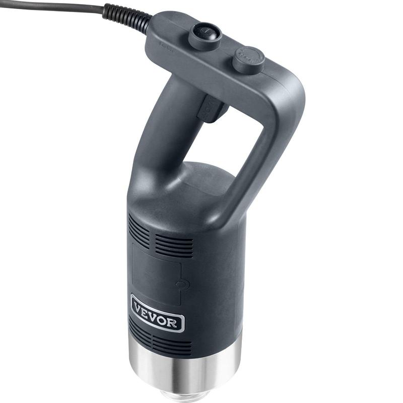 Batidora de inmersión comercial de 500 vatios, batidora de mano de alta resistencia, batidora de cocina de velocidad variable con cuchilla de acero inoxidable 304, batidora portátil multiusos para sopas, batidos, purés y comida para bebés.