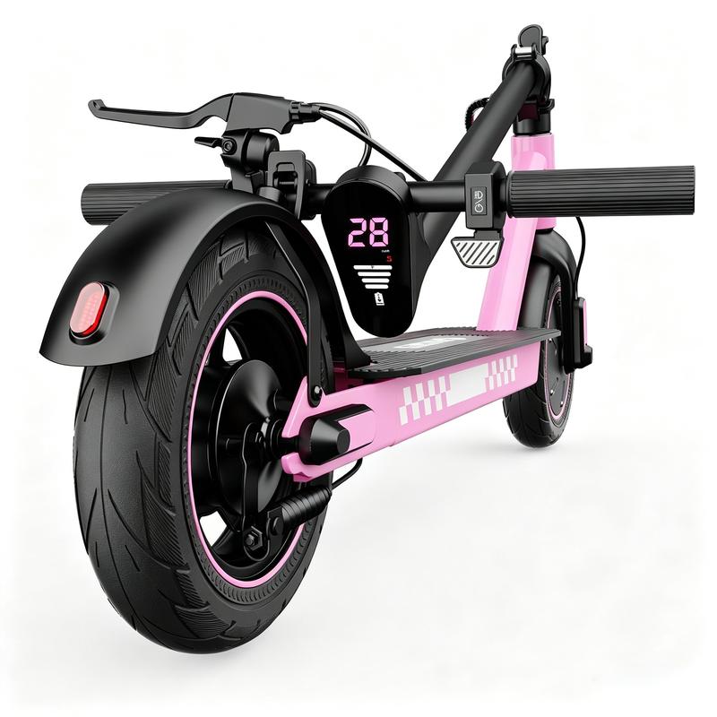 Patinete eléctrico de ocio para adultos D9, desbloqueado mediante aplicación, con una velocidad máxima de 45 km/h, tres colores: negro y rojo bicolor, rosa y azul, patinete eléctrico para desplazamientos urbanos, neumáticos macizos de 25 cm, patinete eléc