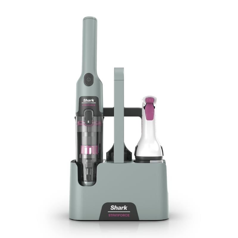 Limpiador de manchas y suciedad portátil Shark StainForce con estuche de almacenamiento y boquilla para ranuras - HX101