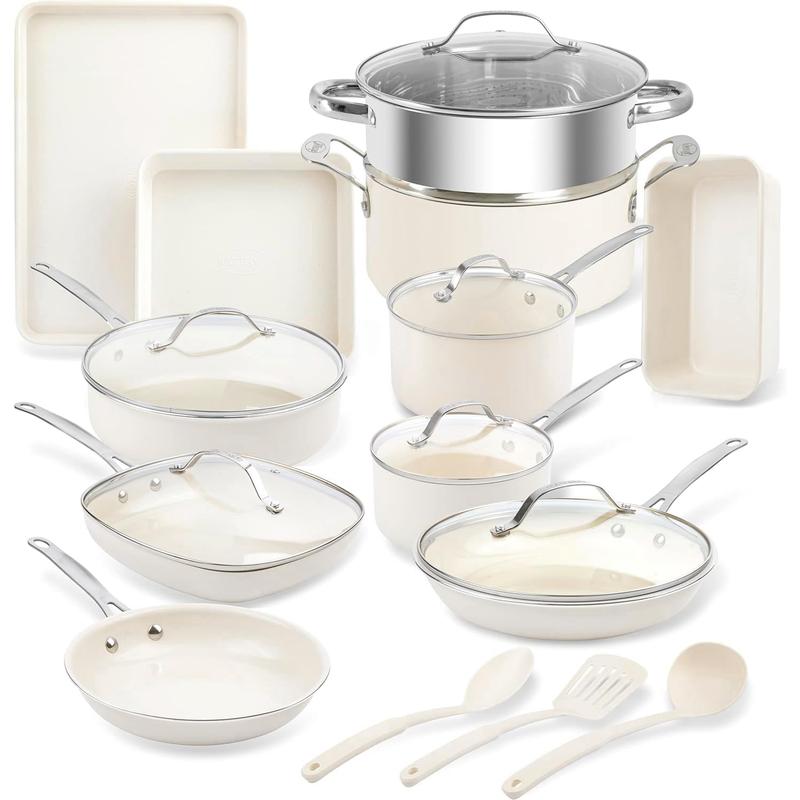 Juego de utensilios de cocina y repostería antiadherentes de la colección Ceramic