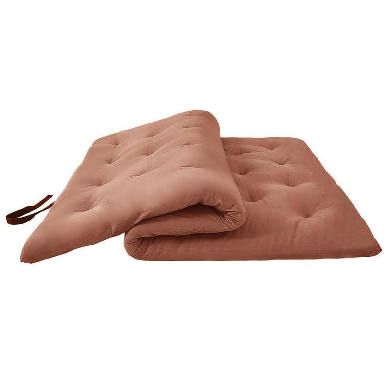 Colchón futón plegable ZONLI Classic 100% algodón para suelo, suave y cómodo - Esterilla tatami plegable, cama plegable y compresible para adultos, colchoneta portátil para dormitorio, regalo ideal para la familia, colchón plegable y compresible, regreso