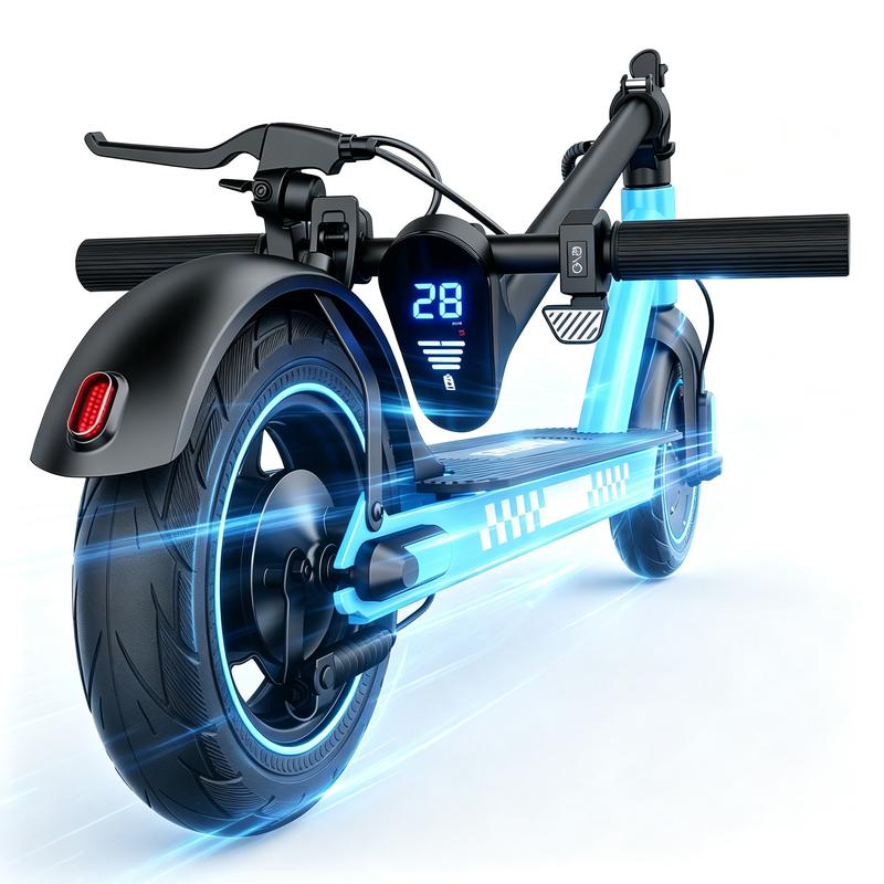 Patinete eléctrico de ocio para adultos D9, desbloqueado mediante aplicación, con una velocidad máxima de 45 km/h, tres colores: negro y rojo bicolor, rosa y azul, patinete eléctrico para desplazamientos urbanos, neumáticos macizos de 25 cm, patinete eléc