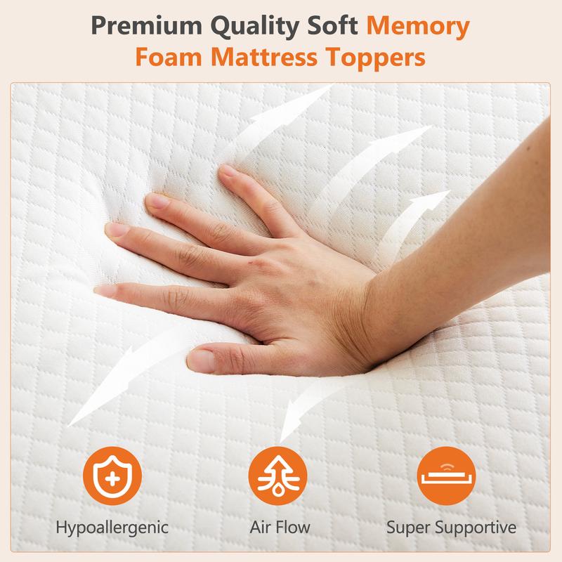 Cubrecolchón Sweetcrispy de espuma viscoelástica refrescante con infusión de gel de alta calidad, con funda suave extraíble, almohadilla rectangular ventilada con cremallera metálica de alta calidad para sofá cama, autocaravanas y caravanas (diseño de esp