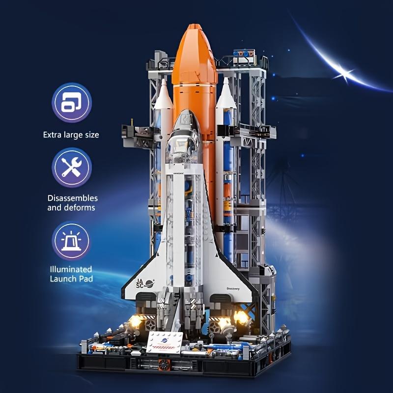 Juguetes de bloques de construcción Super Space Shuttle, modelo de gran tamaño de alta calidad, rompecabezas de ciencia ficción para decoración del hogar, 2200 piezas, regalo de cumpleaños y Navidad, set de coleccionista